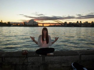 Sunset at the Sydney Opera House